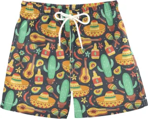 Aflyko Boys' Board Shorts Cute Toddler Swim Trunk Girls Beach Swimwear Bathing Suit