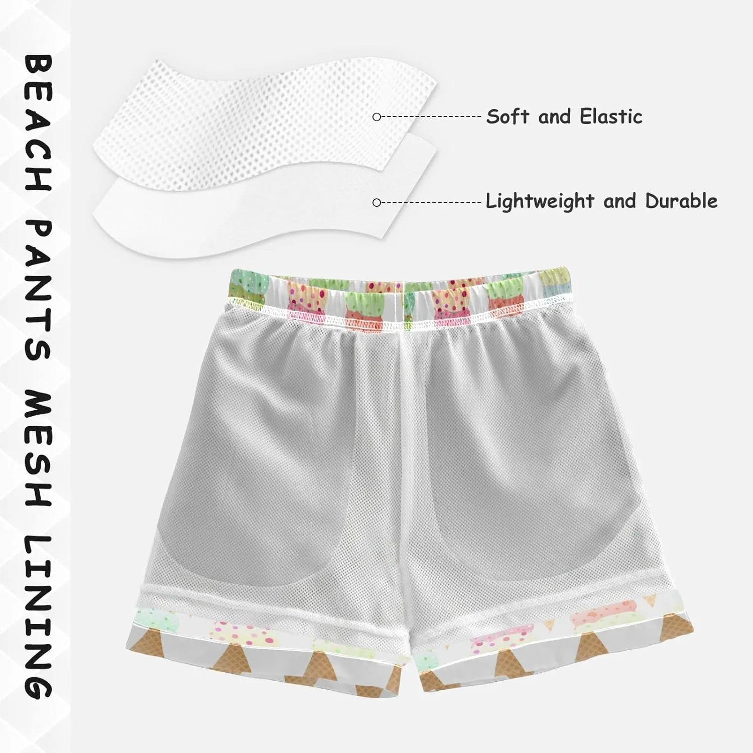 Aflyko Boys' Board Shorts Cute Toddler Swim Trunk Girls Beach Swimwear Bathing Suit