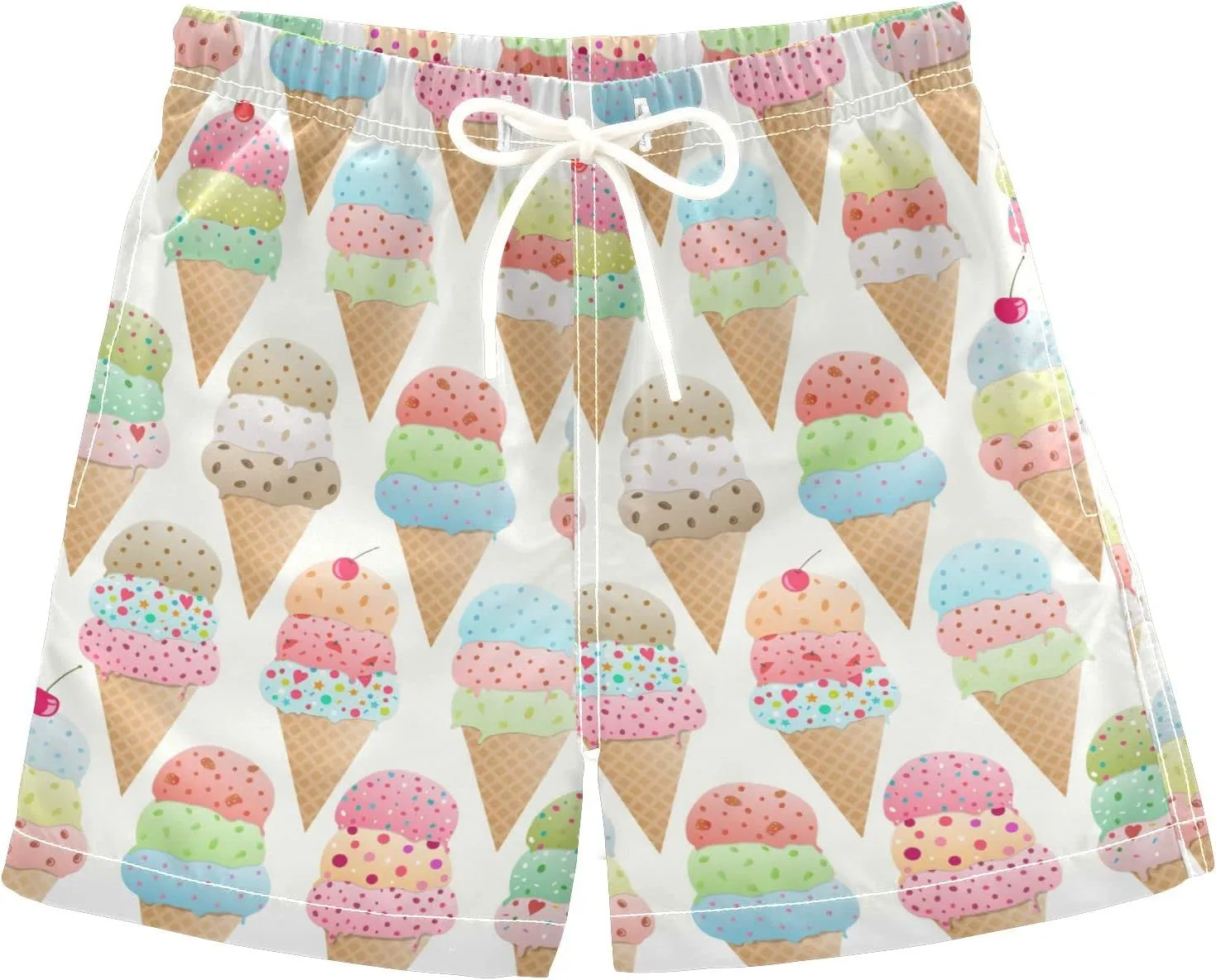 Aflyko Boys' Board Shorts Cute Toddler Swim Trunk Girls Beach Swimwear Bathing Suit