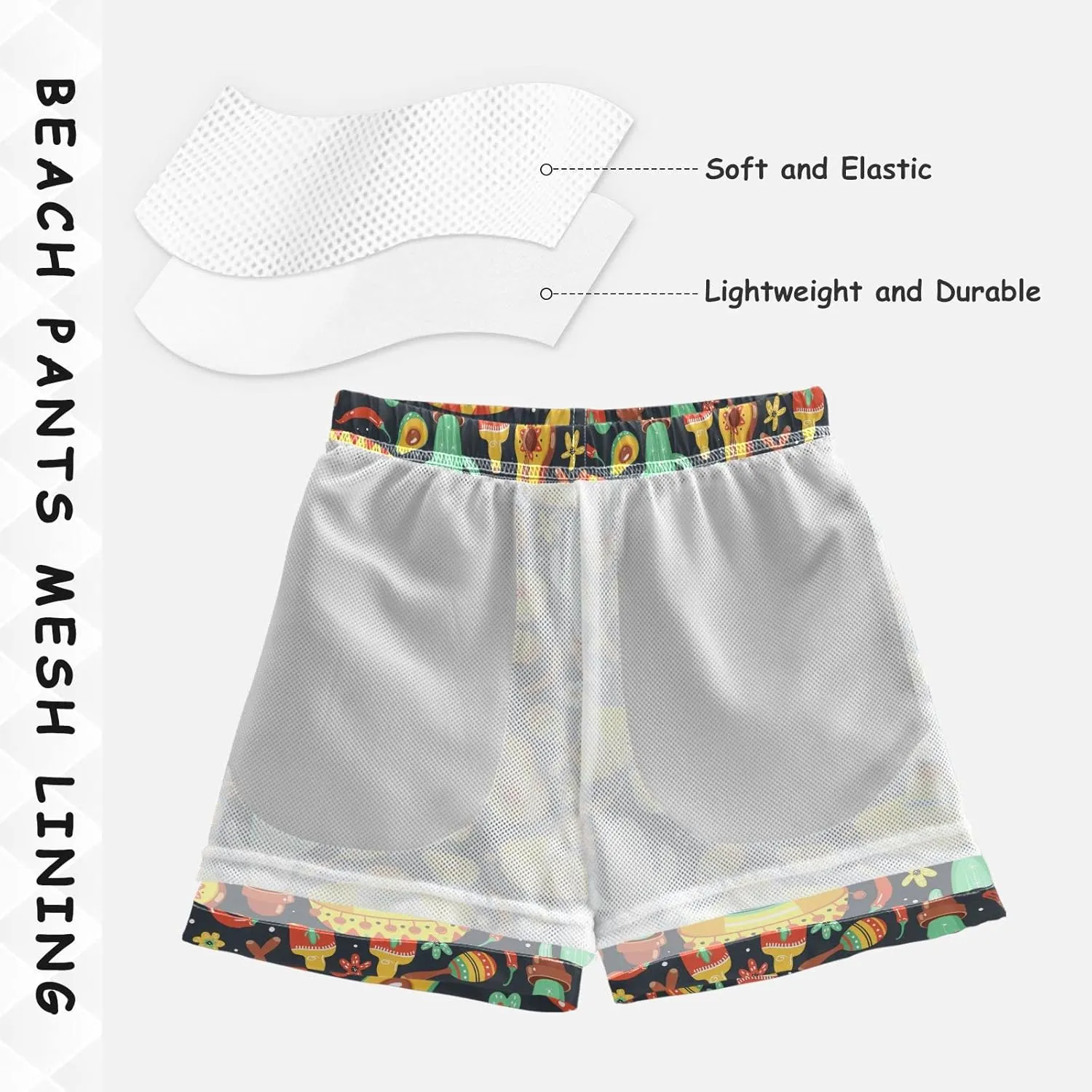 Aflyko Boys' Board Shorts Cute Toddler Swim Trunk Girls Beach Swimwear Bathing Suit