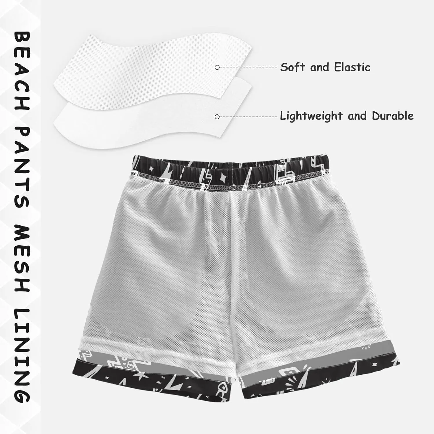 Aflyko Boys' Board Shorts Girl Swim Trunk Beach Swimwear Bathing Suit Summer Quick Dry