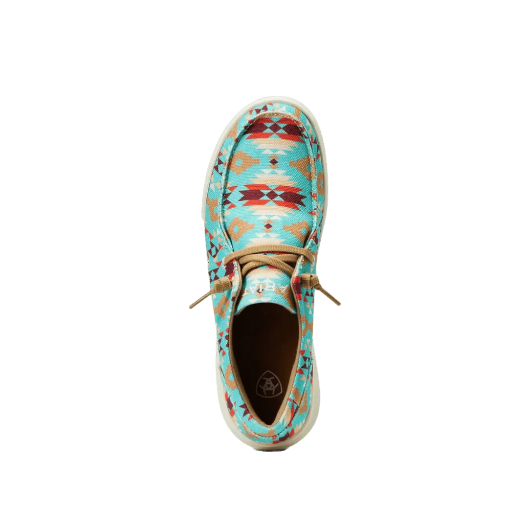 Ariat Women's Hilo Turquoise Saddle Blanket Slip On Shoes