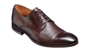 Barker Southwold Toe-Cap Shoe -  Dark Brown Calf / Deerskin