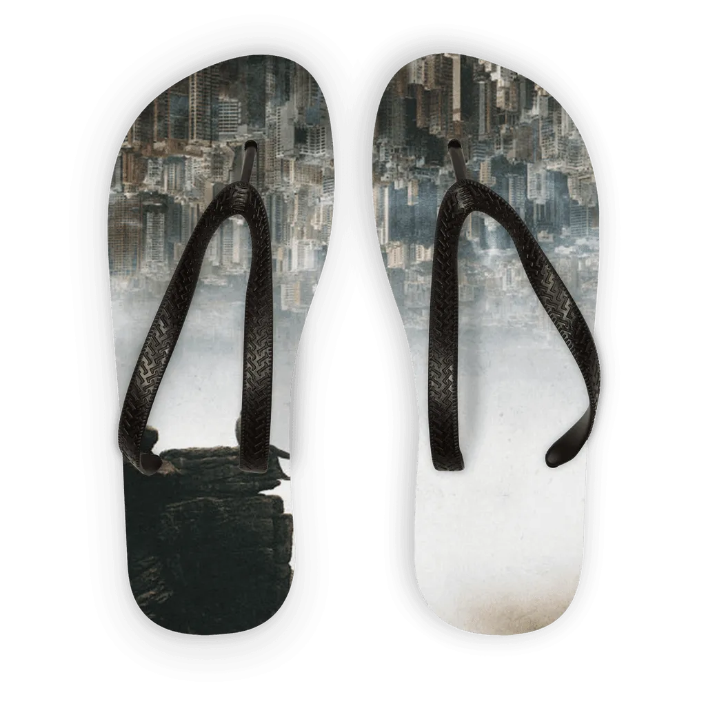 Between The Haze Adult Flip Flops