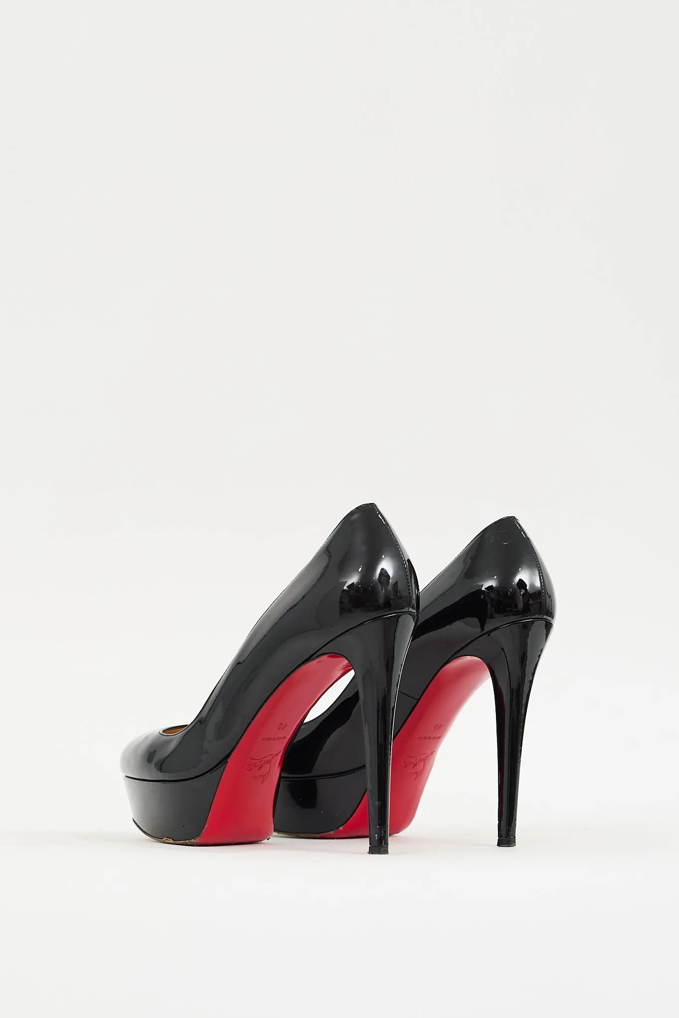 Black Patent Leather Bianca 120 Pump