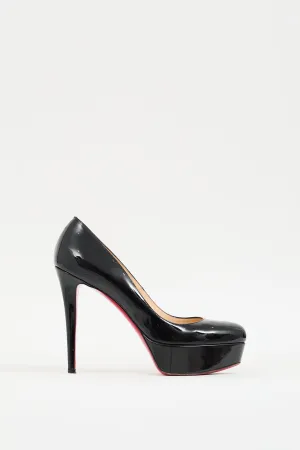 Black Patent Leather Bianca 120 Pump
