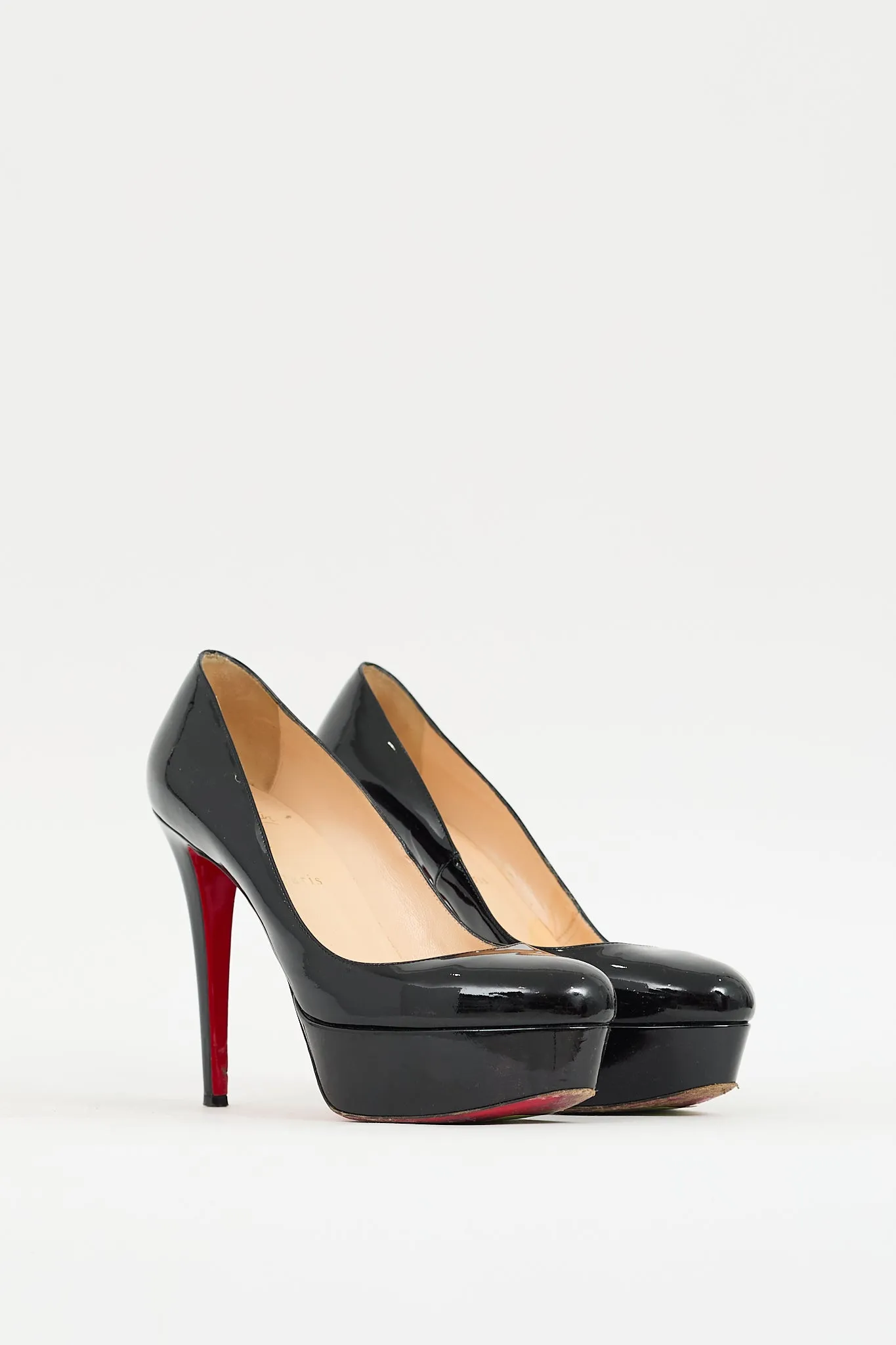 Black Patent Leather Bianca 120 Pump