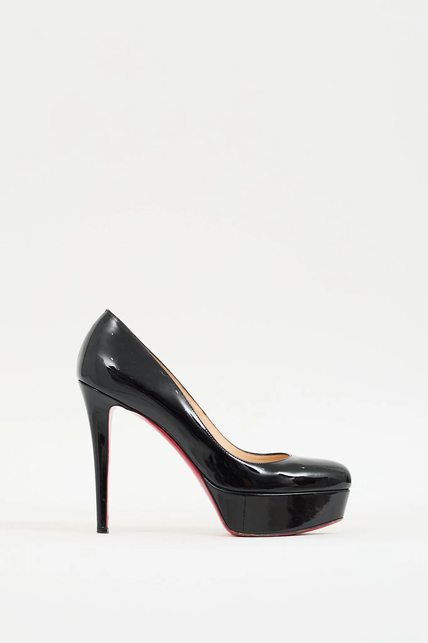 Black Patent Leather Bianca 120 Pump