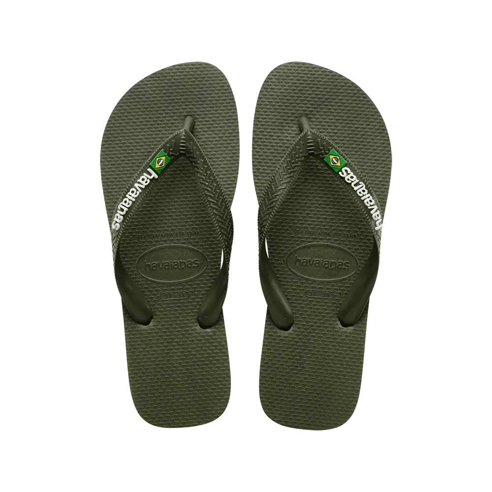 Brasil Logo Flip Flops