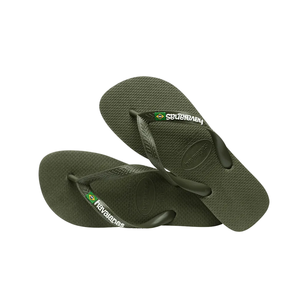 Brasil Logo Flip Flops