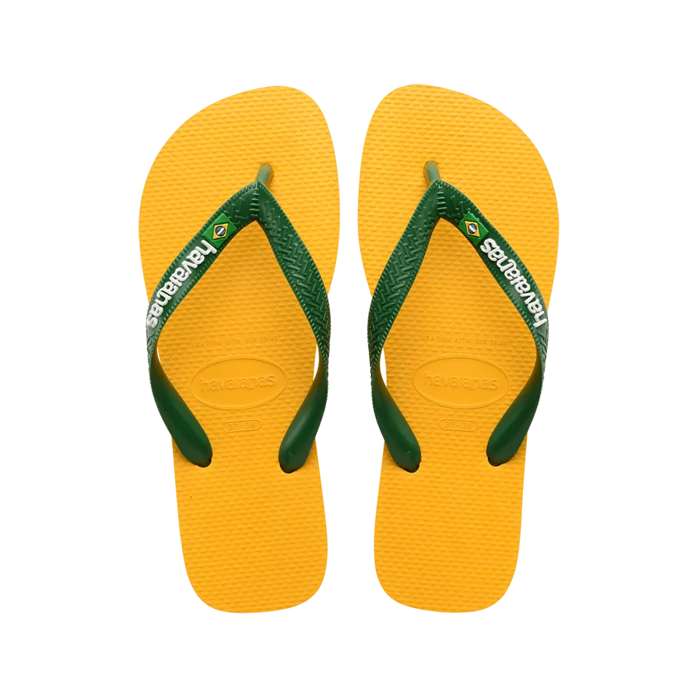 Brasil Logo Flip Flops