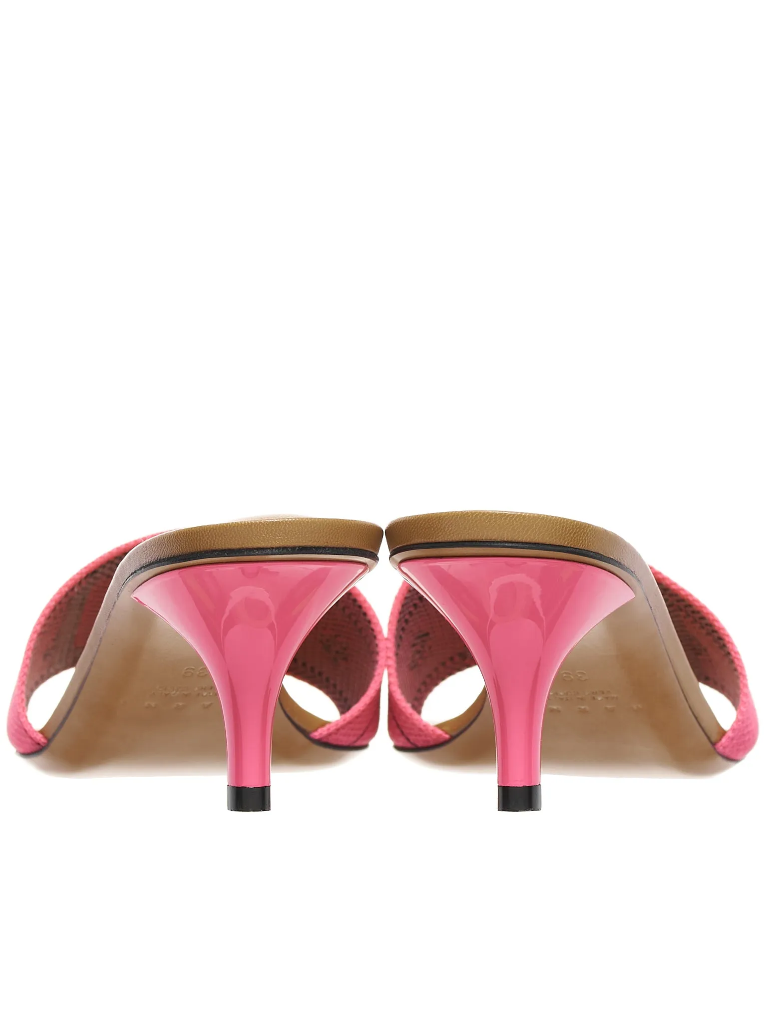 Buckle Print Heels (SAMS015705-P4547-PINK-GREY)