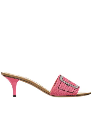 Buckle Print Heels (SAMS015705-P4547-PINK-GREY)