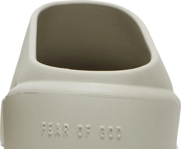 Fear Of God California Backless Slip-On Cement Sneakers, gray