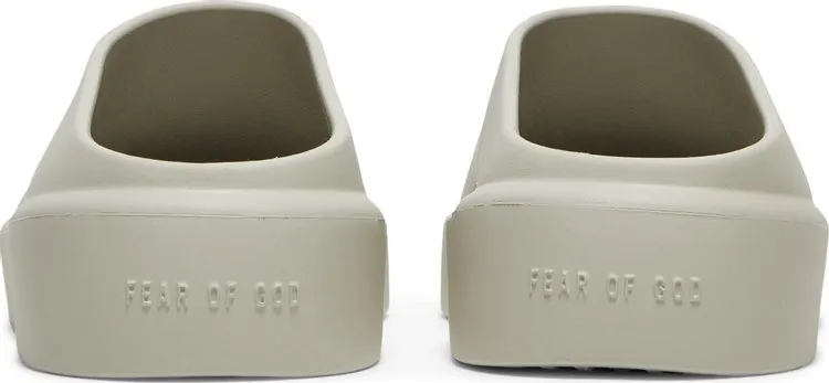 Fear Of God California Backless Slip-On Cement Sneakers, gray