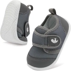 FEETCITY Toddler Shoes Girls Boys Barefoot Shoes Toddler Walking Shoes Kids Slip On Sneakers Breathable Tennis Shoes