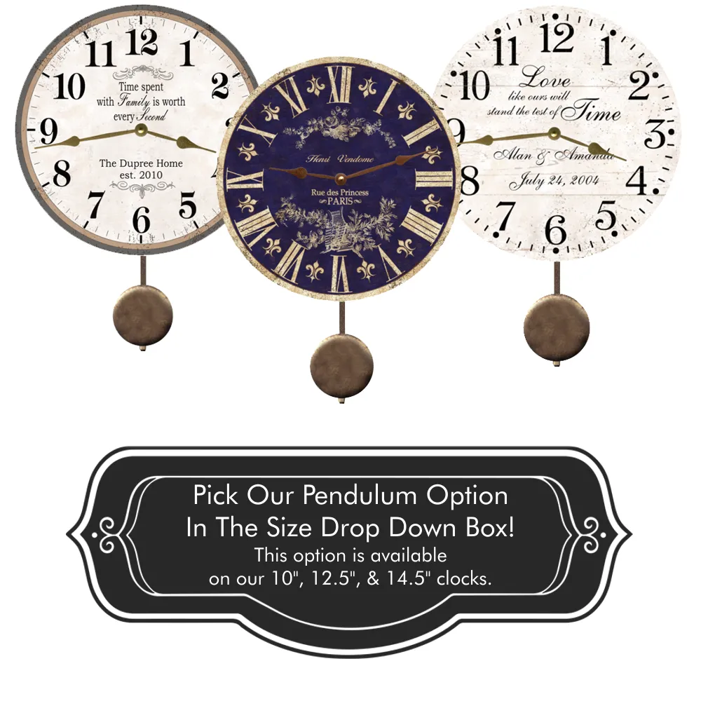 Flip Flop Beach Time Clock- Coastal Wall Clock
