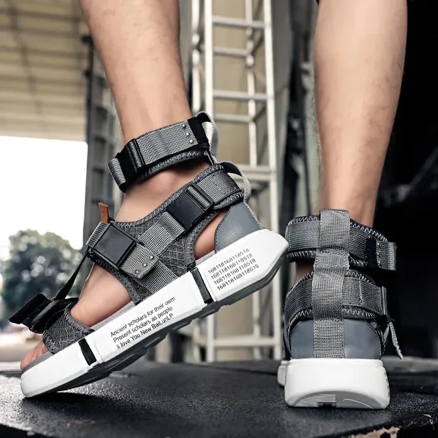 Grey Ninja Sandals