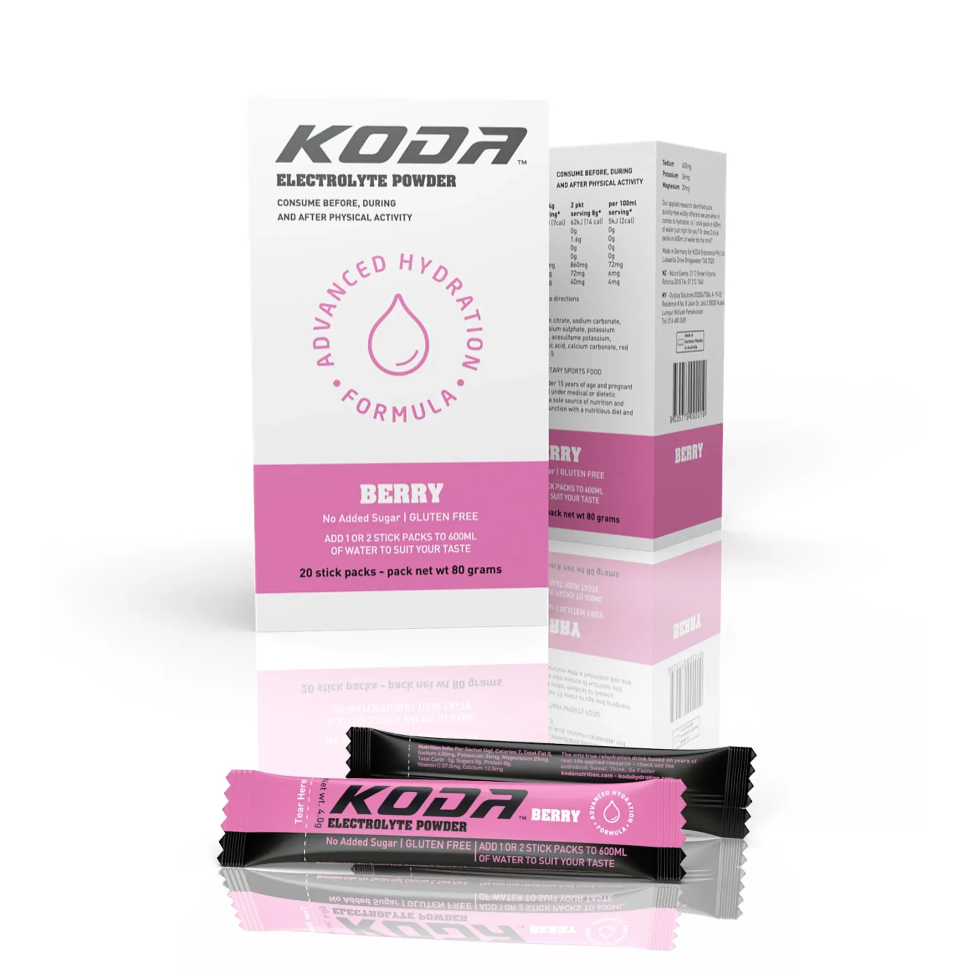 Koda Electrolyte Powder (20 Stick Pack)