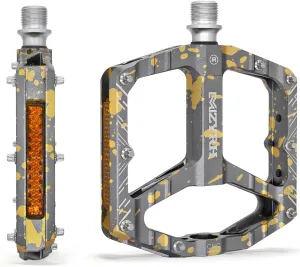 Mountain Bike Pedals MTB Pedals,9/16" Non-Slip Lightweight Aluminum Alloy Bicycle Pedals for Road Mountain BMX MTB