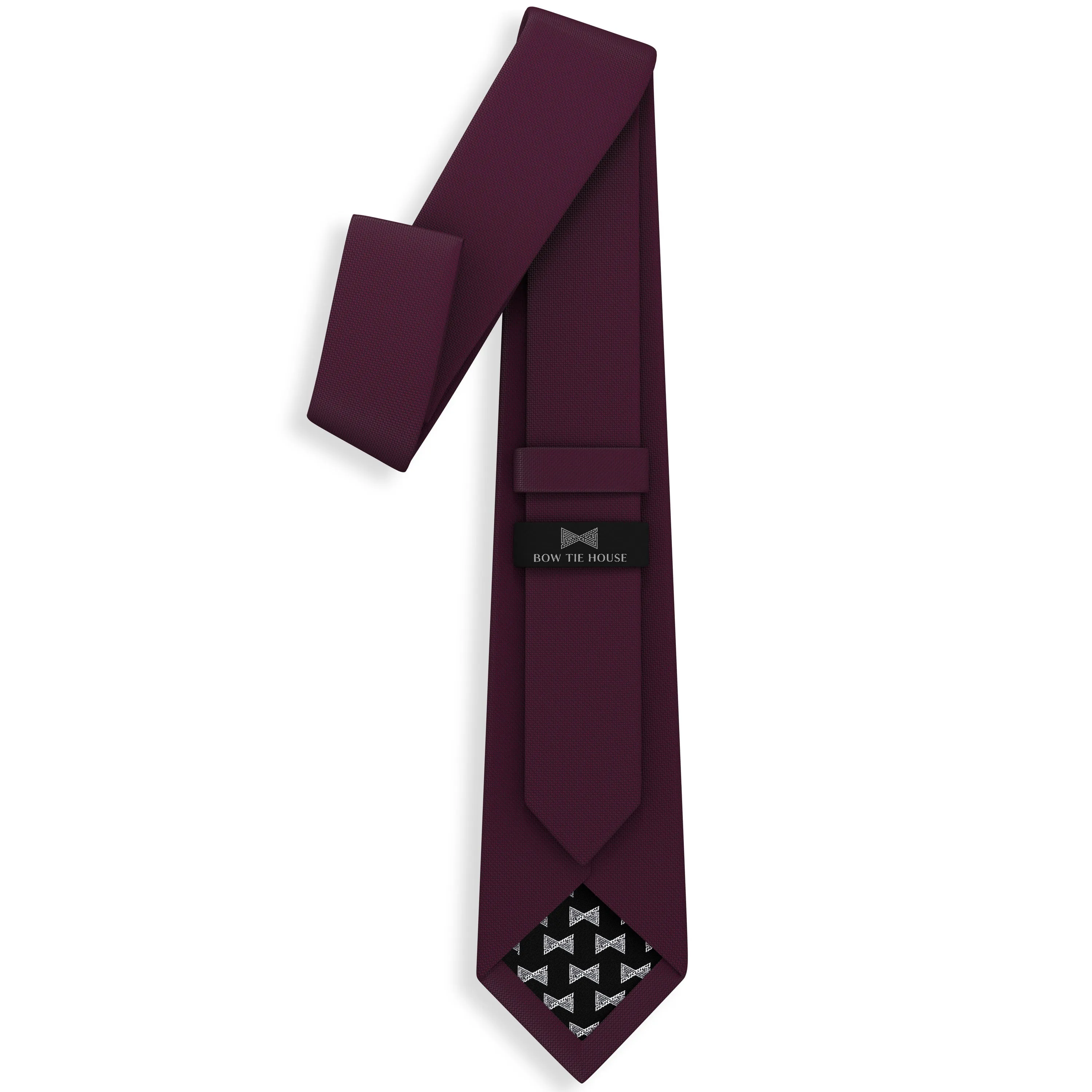 Oxford Maroon Red Necktie