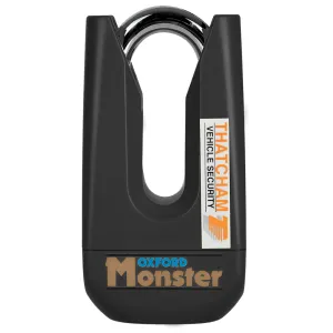 Oxford Monster Disc Lock Black Motorcycle Security