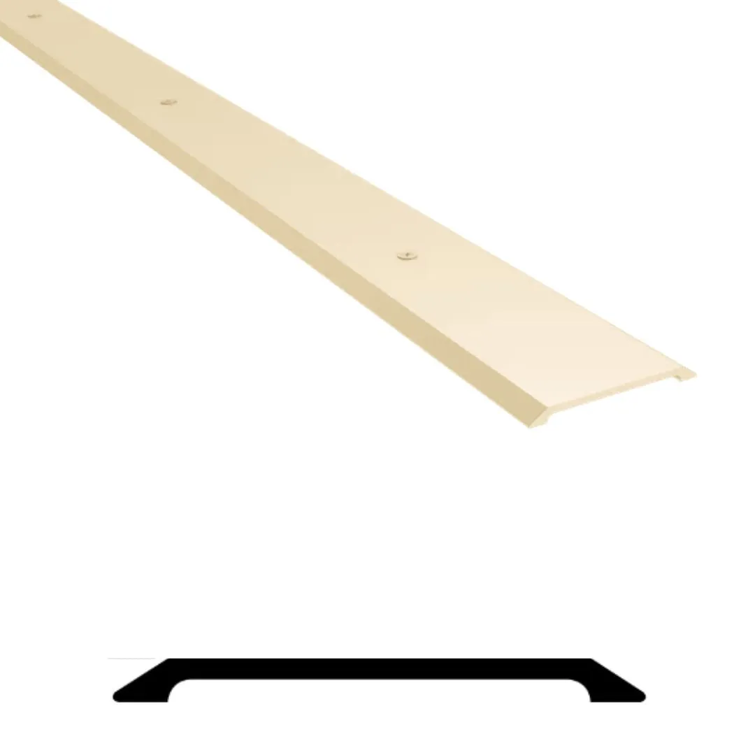 Pemko 151B Bronze Door Saddle Threshold - 3" Width, 1/4" Height, Mill Finish Bronze (Brass)