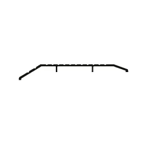Pemko 182D Offset Door Saddle Thresholds - 7" Width, 1" Height, Dark Bronze Anodized Aluminum
