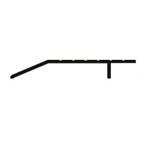 Pemko 1875D Half Door Saddle - 5" Width, 3/4" Height, Dark Bronze Anodized Aluminum
