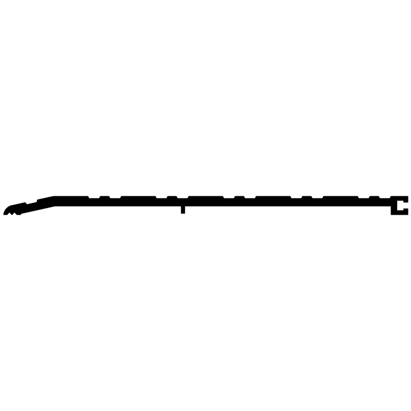 Pemko 2746D Commercial Half Saddle Threshold - 6" Width, 1/4" Height, Dark Bronze Anodized Aluminum