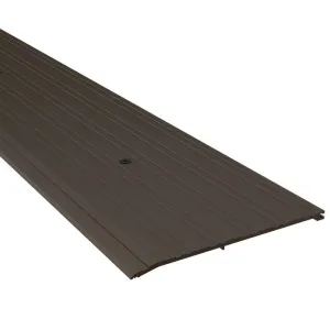 Pemko 2746D Commercial Half Saddle Threshold - 6" Width, 1/4" Height, Dark Bronze Anodized Aluminum