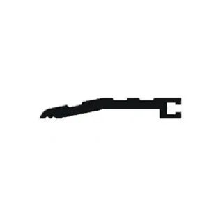 Pemko 278D Half Door Saddle - 1-11/16" Width, 1/4" Height, Dark Bronze Finish