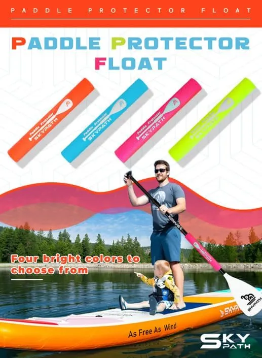 Skypath Paddle Float- Kayak Accessory for Paddle, SUP Board Accessory, High Density Foam, Adjustable EVA w/Hook & Loop Closure, Buoyancy, Kayak Flotation- Kayaks, Stand up Paddle Board