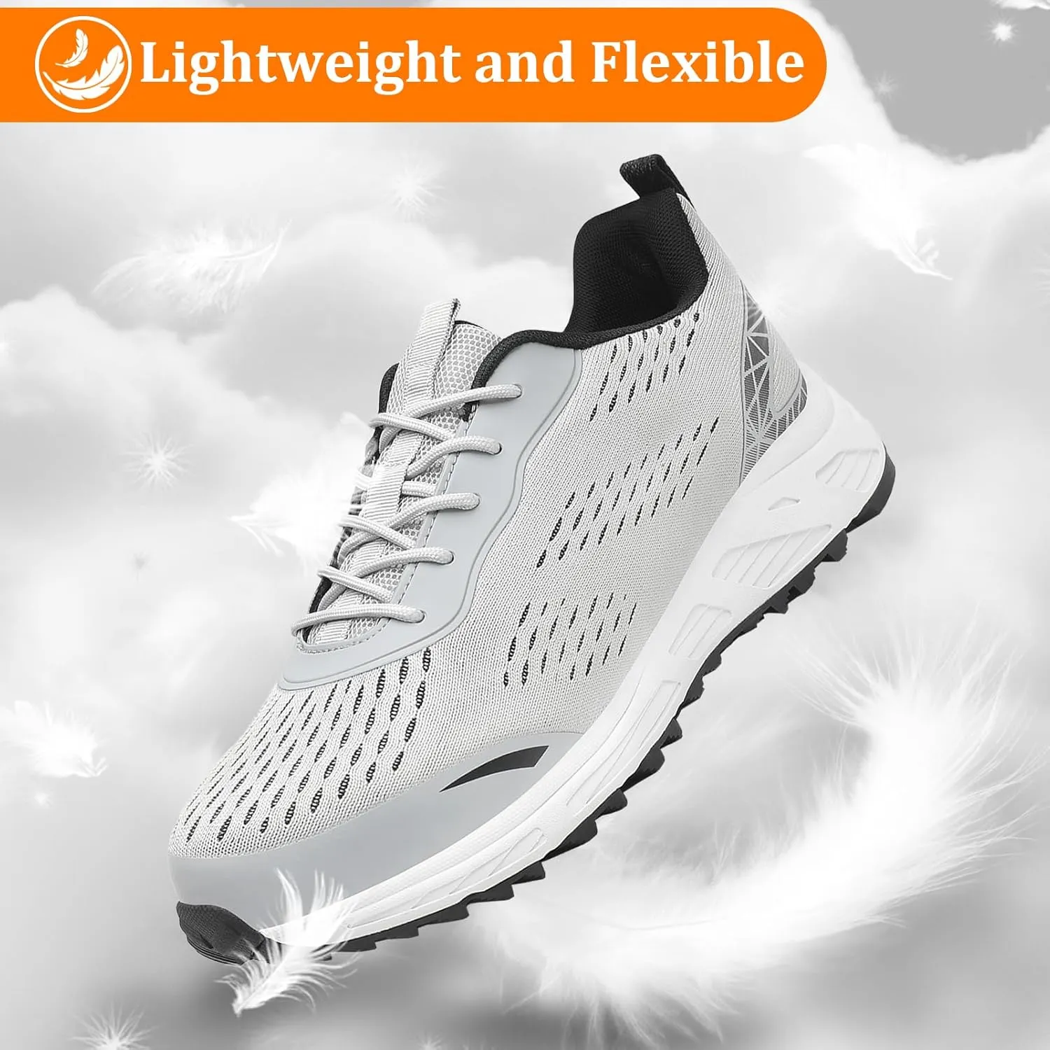 VikoViren Steel Toe Shoes for Men Women Comfy Lightweight Indestructible Non Slip Safety Work Sneakers Warehouse Industry Construction Shoes