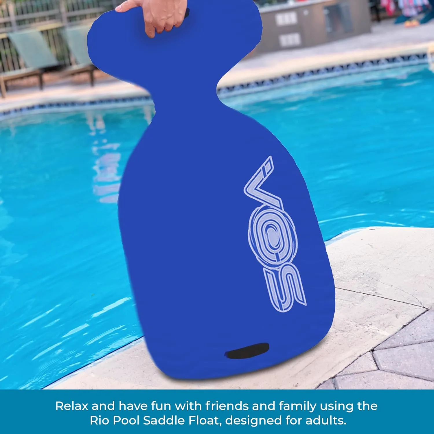 VOS Phoenix Premium Water Solid Saddle Floats for Adults and Kids| Ultra Buoyant, Comfortable Floating Seats for Pool, Beaches, Lakes, Water Parks