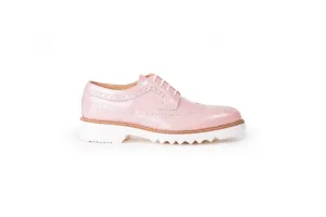 Women's Patent Light Pink  & Tan Brogue Wingtip EX 352 (2017)