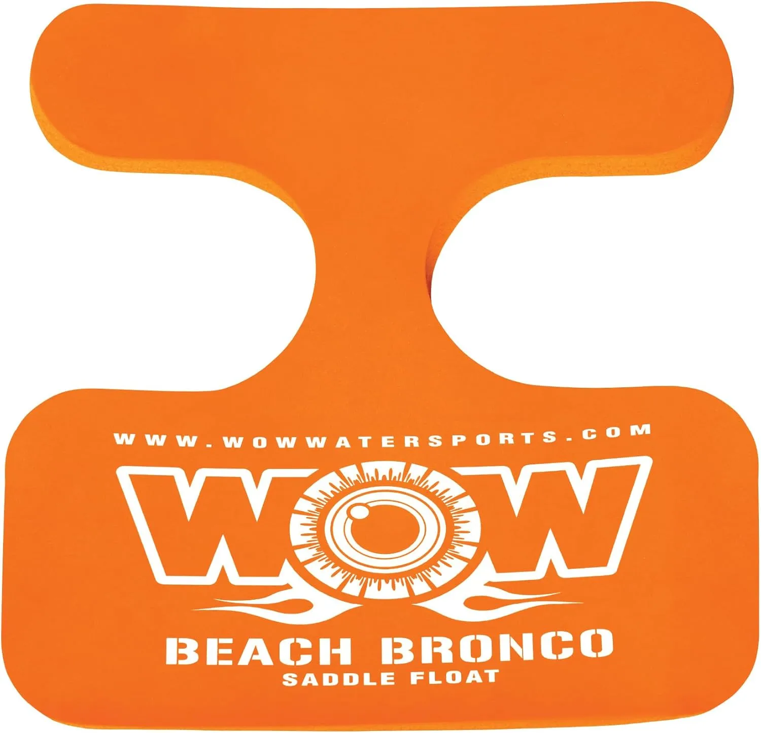 WOW Sports Water Saddle Float for Adults and Kids, 1 Person Pool Seat, Water Accessories Orange, 21" x 20" x 1.6"