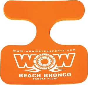 WOW Sports Water Saddle Float for Adults and Kids, 1 Person Pool Seat, Water Accessories Orange, 21" x 20" x 1.6"